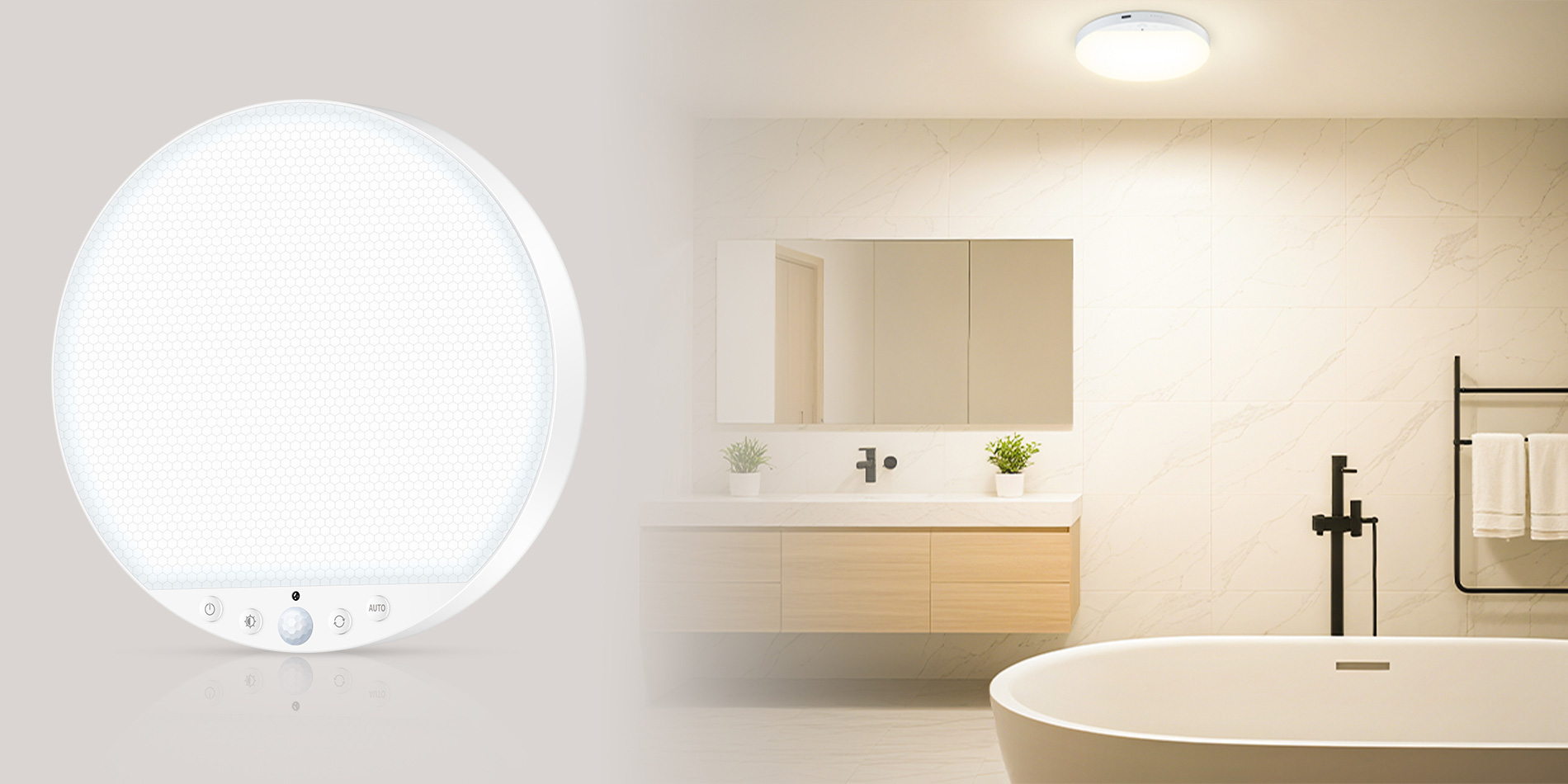 Motion Sensor Ceiling Light	